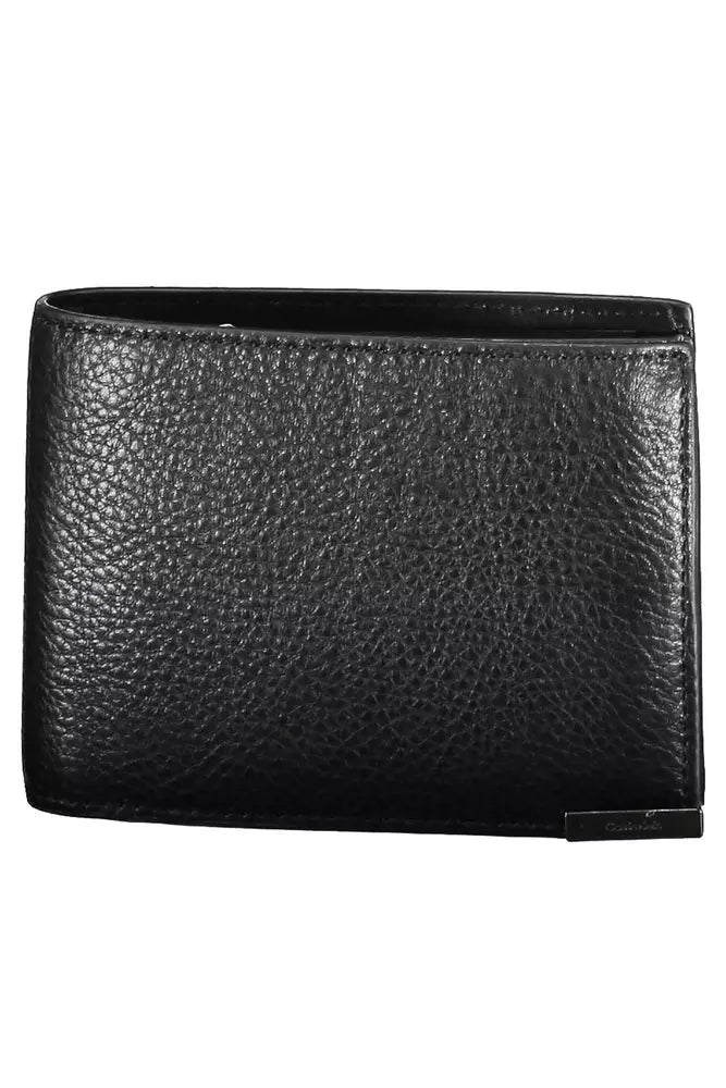 Black Leather Mens Wallet - GLAMHUB BOUTIQUE 