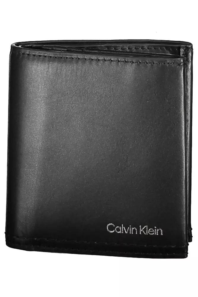 Black Leather Men Wallet - GLAMHUB BOUTIQUE 