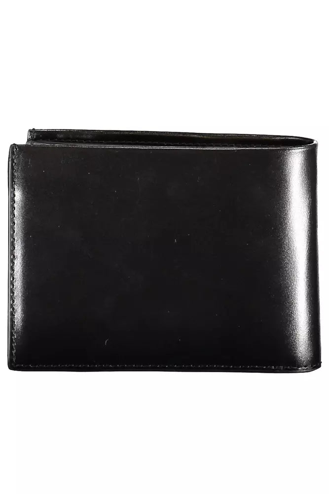 Black Leather Men Wallet - GLAMHUB BOUTIQUE 