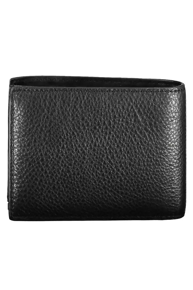 Black Leather Mens Wallet - GLAMHUB BOUTIQUE 