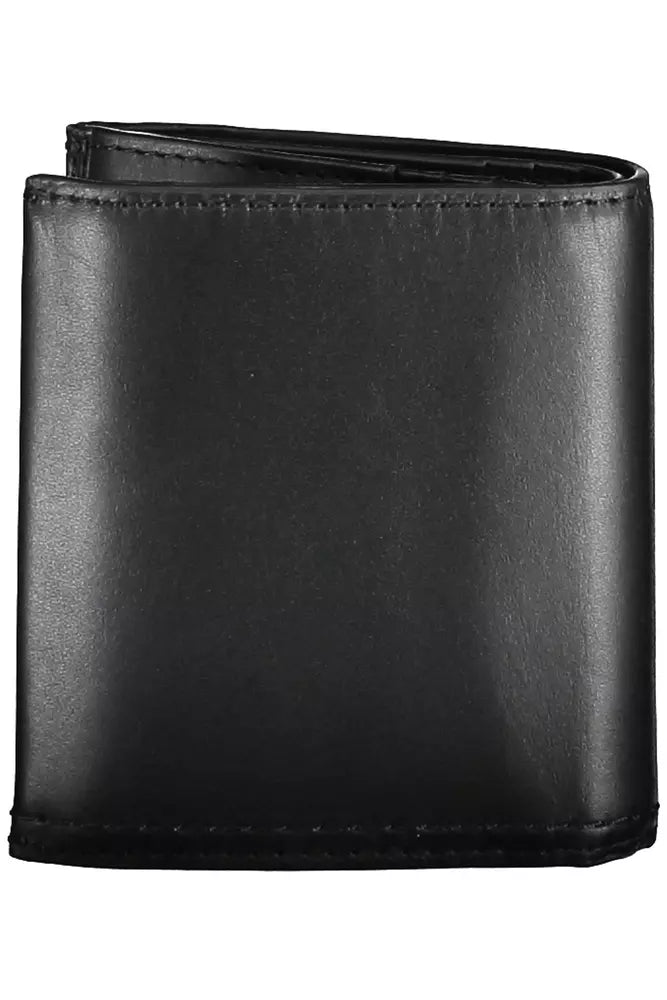 Black Leather Men Wallet - GLAMHUB BOUTIQUE 