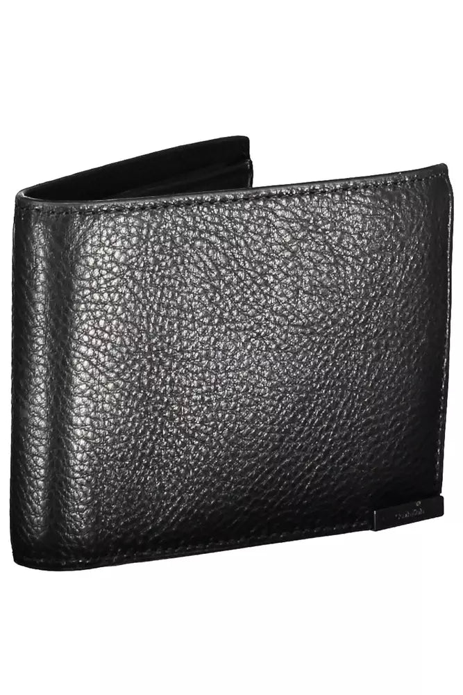 Black Leather Mens Wallet - GLAMHUB BOUTIQUE 