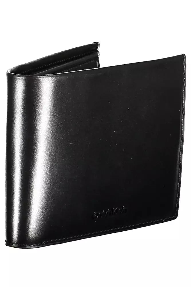 Black Leather Men Wallet - GLAMHUB BOUTIQUE 