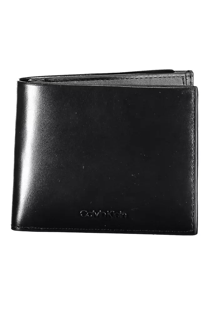 Black Leather Men Wallet - GLAMHUB BOUTIQUE 