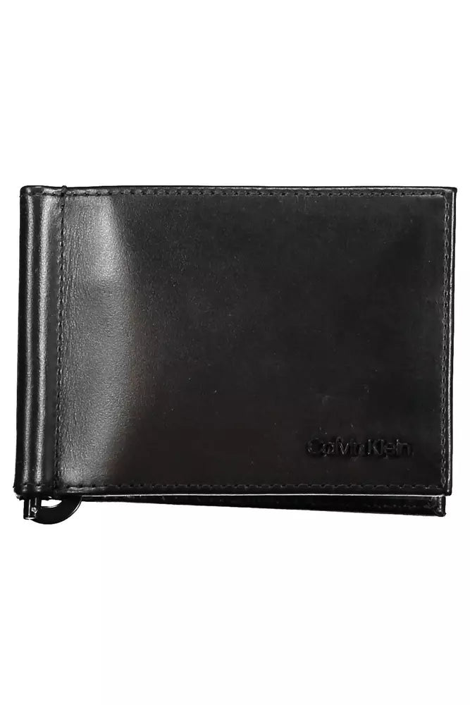 Black Leather Men Wallet - GLAMHUB BOUTIQUE 