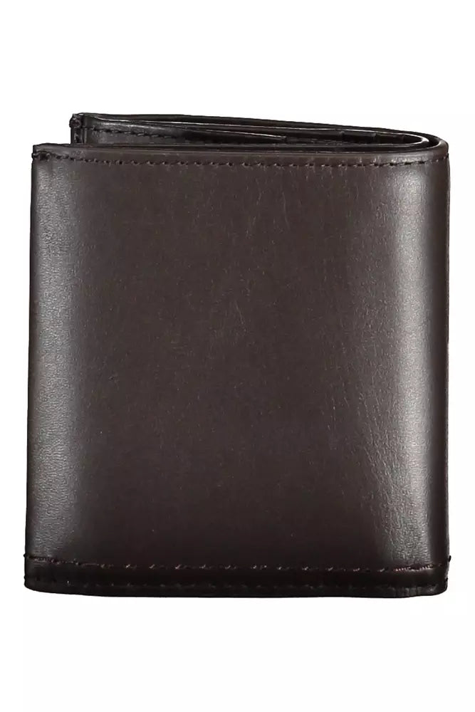 Brown Leather Men Wallet - GLAMHUB BOUTIQUE 