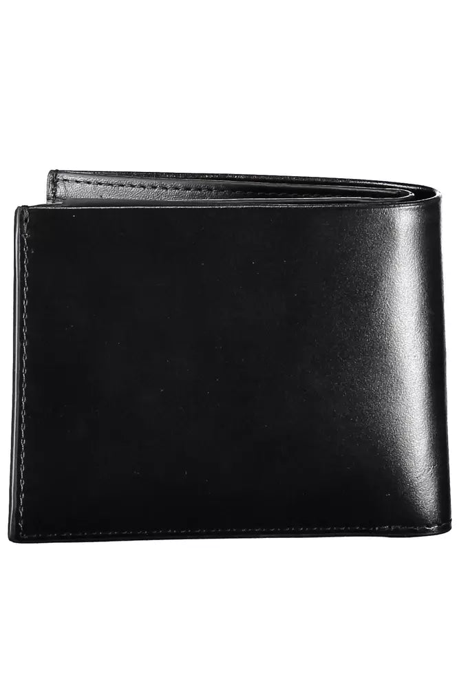 Black Leather Men Wallet - GLAMHUB BOUTIQUE 