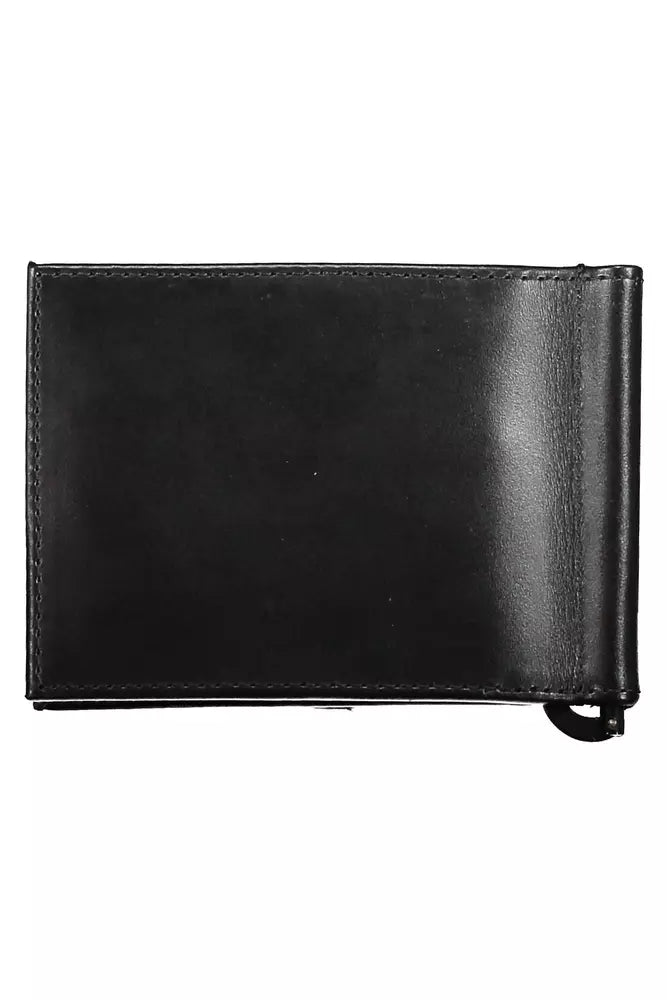 Black Leather Men Wallet - GLAMHUB BOUTIQUE 