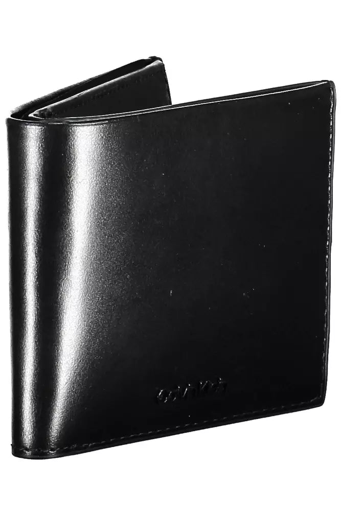 Black Leather Men Wallet - GLAMHUB BOUTIQUE 