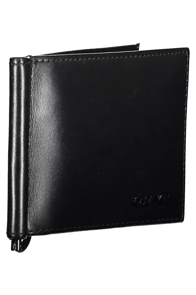 Black Leather Men Wallet - GLAMHUB BOUTIQUE 