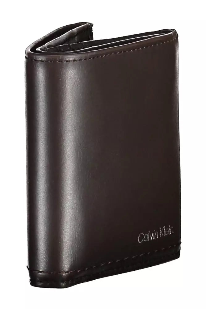 Brown Leather Men Wallet - GLAMHUB BOUTIQUE 