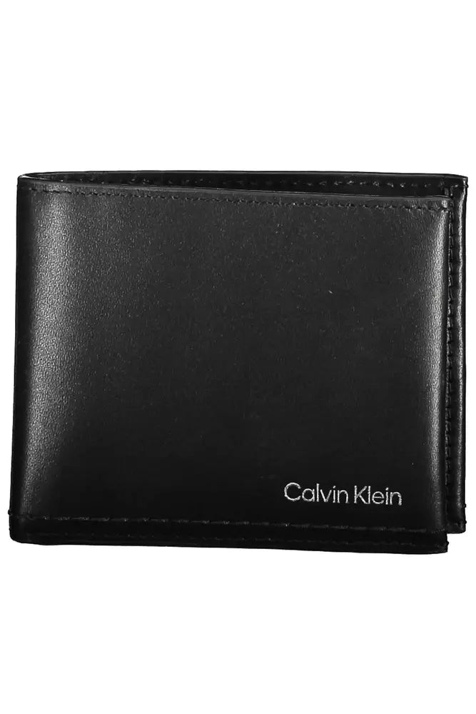 Black Leather Men Wallet - GLAMHUB BOUTIQUE 