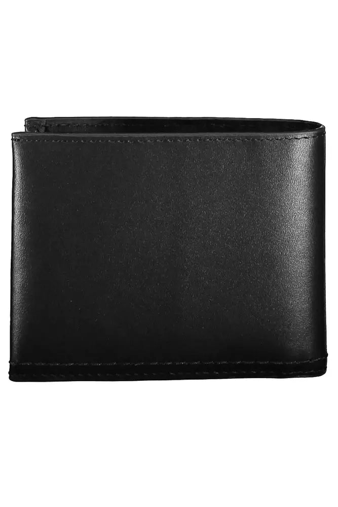 Black Leather Men Wallet - GLAMHUB BOUTIQUE 