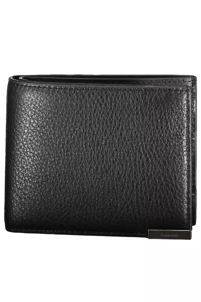 Black Leather Men Wallet - GLAMHUB BOUTIQUE 