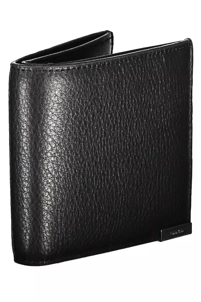 Black Leather Men Wallet - GLAMHUB BOUTIQUE 