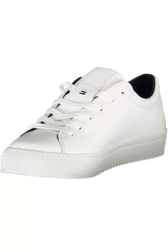 White Synthetic Women Sneaker - GLAMHUB BOUTIQUE 