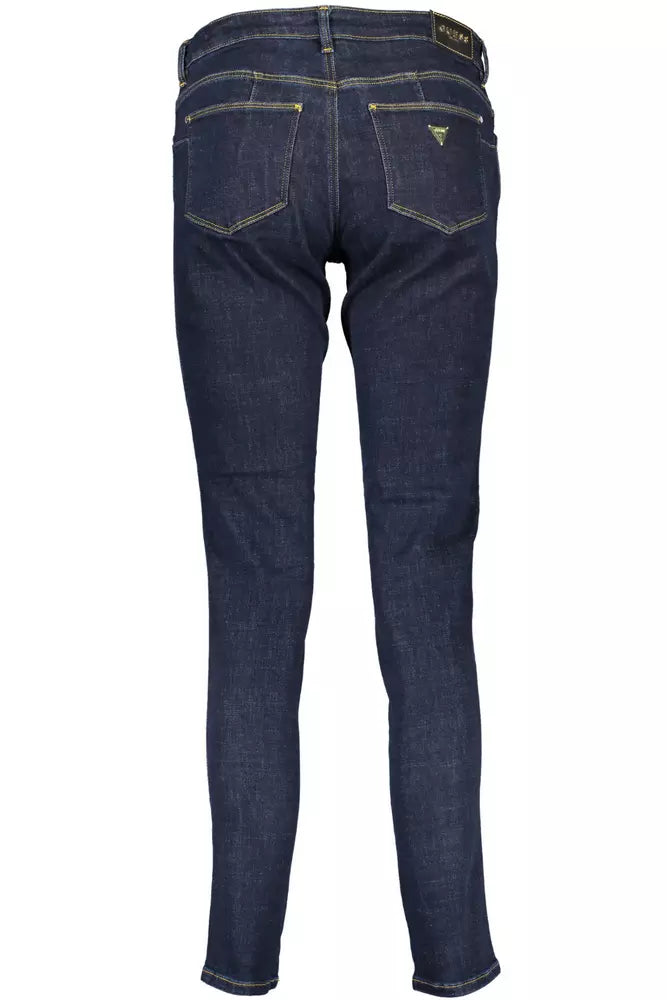 Blue Cotton Women Jeans - GLAMHUB BOUTIQUE 