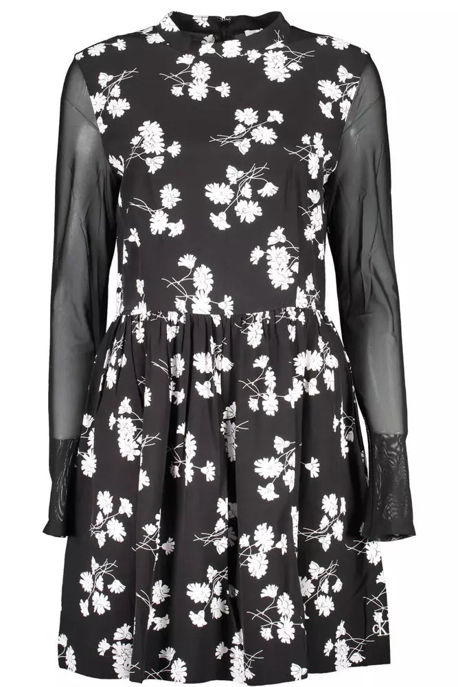 Black Viscose Women Dress - GLAMHUB BOUTIQUE 