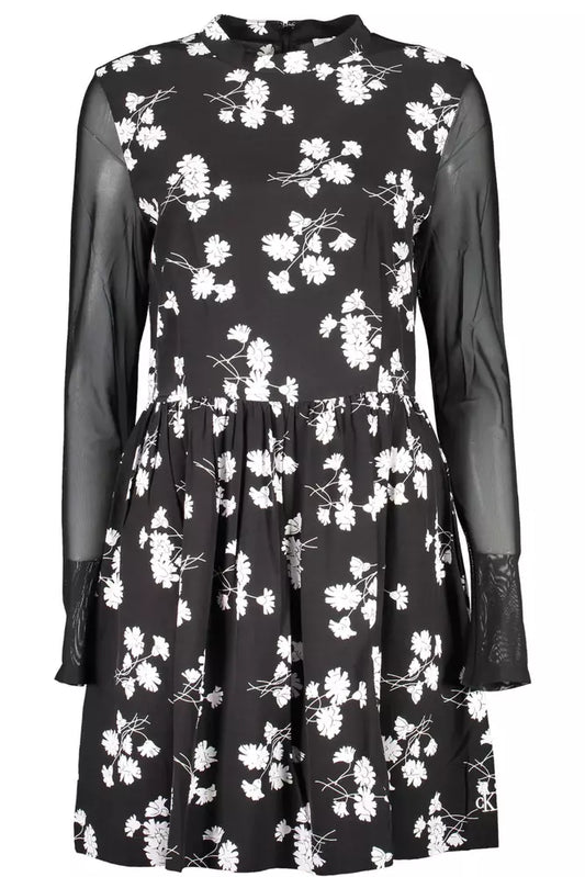 Black Viscose Women Dress - GLAMHUB BOUTIQUE 