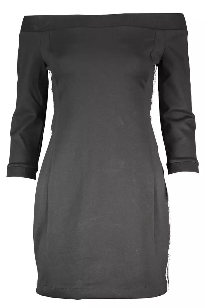 Black Polyester Women Dress - GLAMHUB BOUTIQUE 