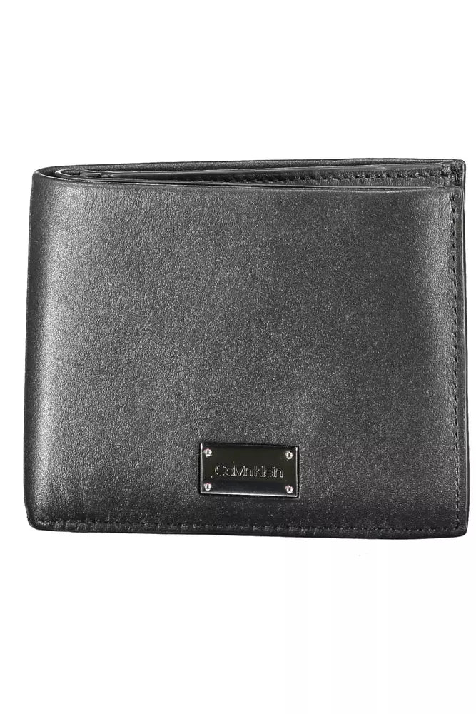 Black Leather Men Wallet - GLAMHUB BOUTIQUE 