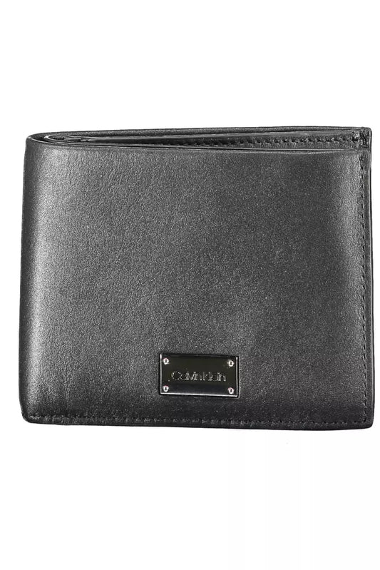 Black Leather Men Wallet - GLAMHUB BOUTIQUE 