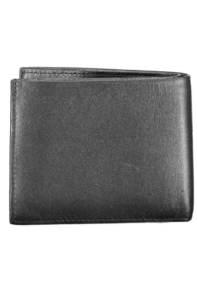 Black Leather Men Wallet - GLAMHUB BOUTIQUE 