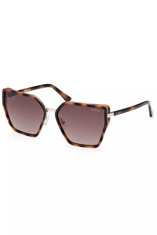 Brown Injected Women Sunglasses - GLAMHUB BOUTIQUE 