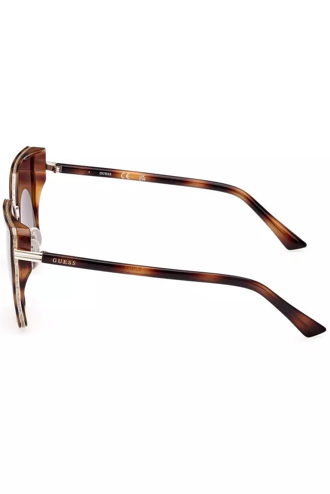 Brown Injected Women Sunglasses - GLAMHUB BOUTIQUE 