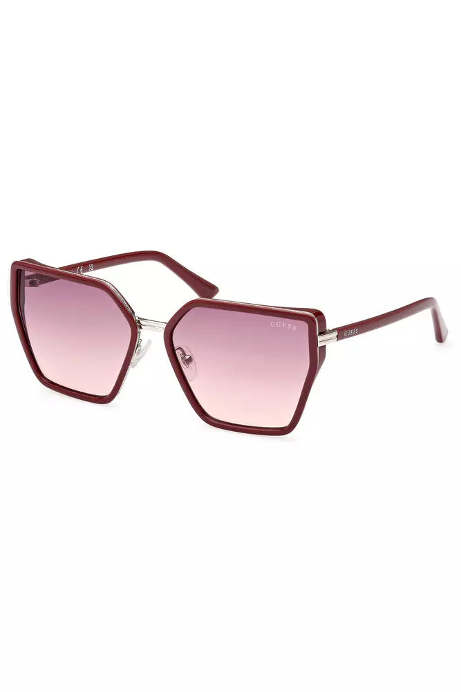 Red Injected Women Sunglass - GLAMHUB BOUTIQUE 