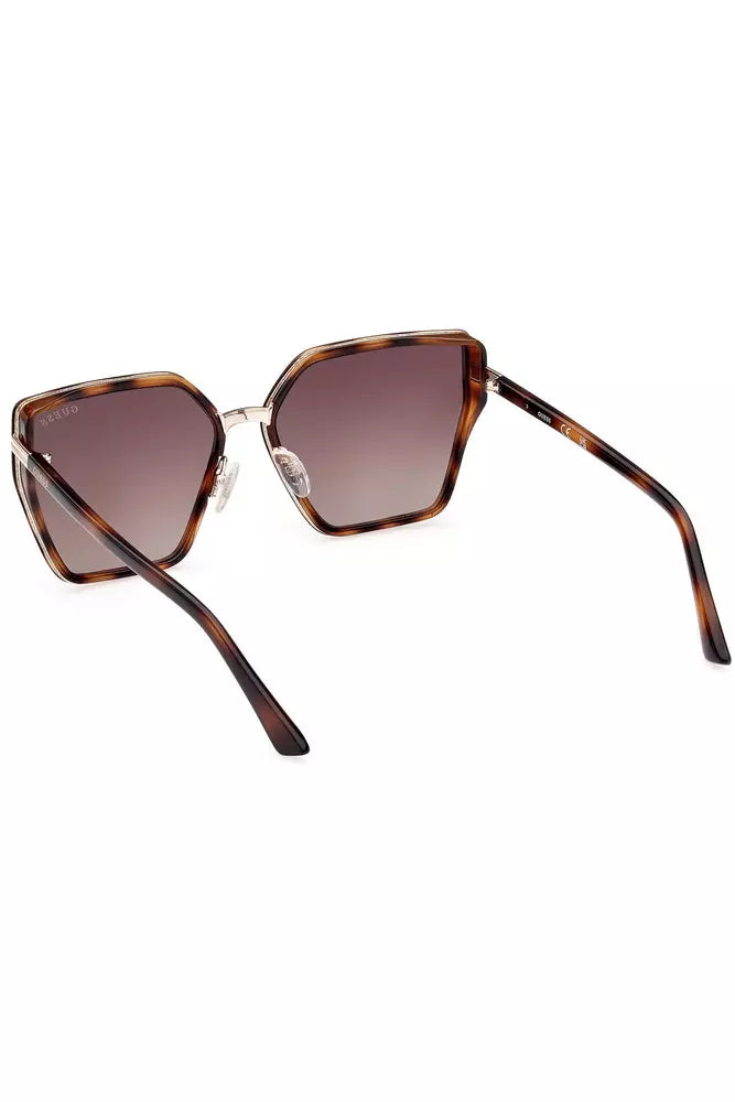 Brown Injected Women Sunglasses - GLAMHUB BOUTIQUE 