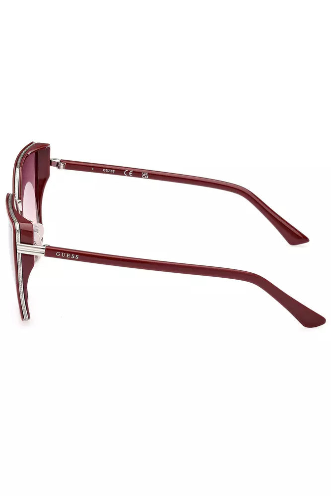 Red Injected Women Sunglass - GLAMHUB BOUTIQUE 