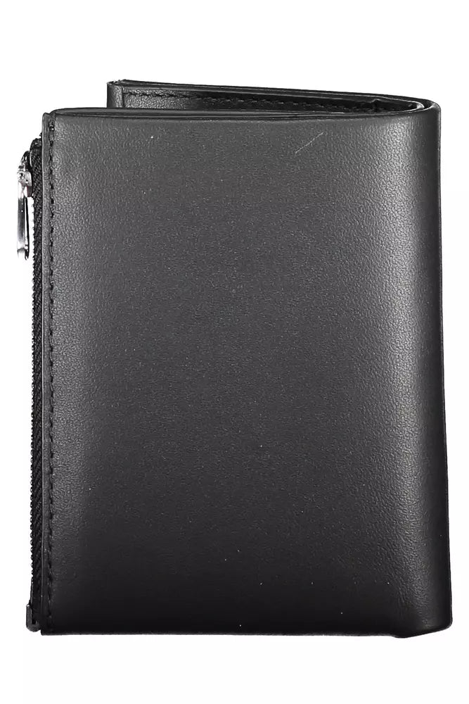 Black Leather Men Wallet - GLAMHUB BOUTIQUE 