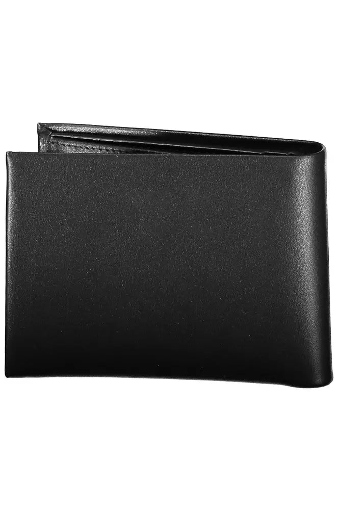 Black Leather Men Wallet - GLAMHUB BOUTIQUE 