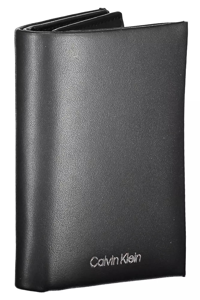 Black Leather Men Wallet - GLAMHUB BOUTIQUE 