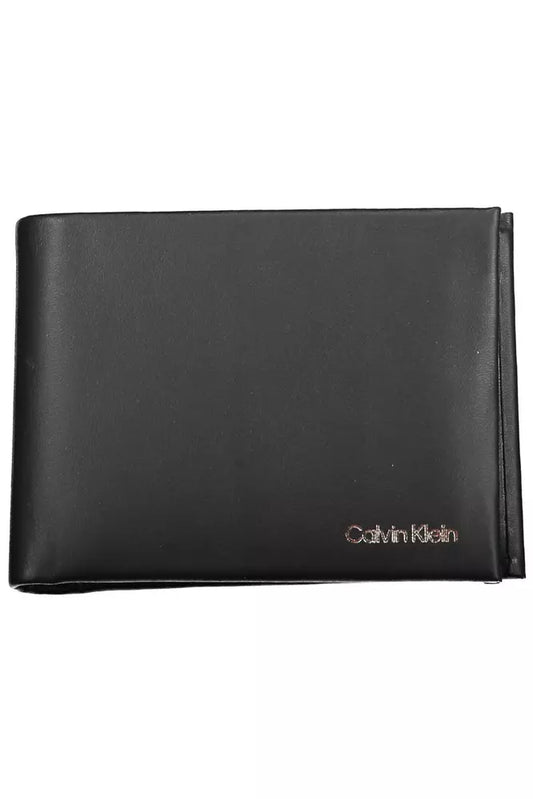 Black Leather Men Wallet - GLAMHUB BOUTIQUE 