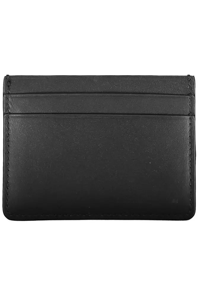 Black Leather Mens Wallet - GLAMHUB BOUTIQUE 