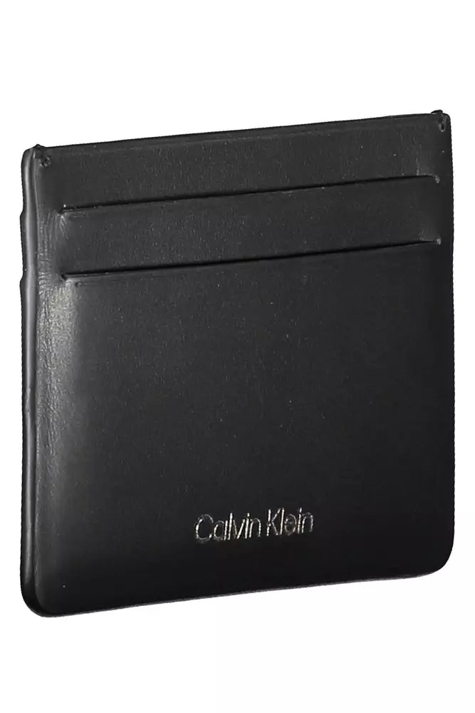 Black Leather Mens Wallet - GLAMHUB BOUTIQUE 