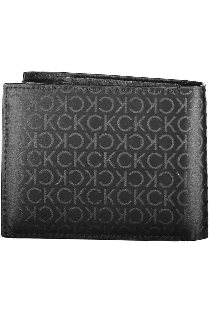 Black Polyester Men Wallet - GLAMHUB BOUTIQUE 