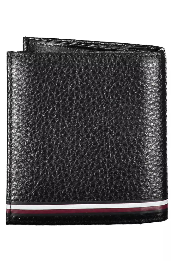 Black Leather Men Wallet - GLAMHUB BOUTIQUE 