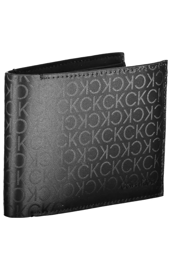 Black Polyester Men Wallet - GLAMHUB BOUTIQUE 