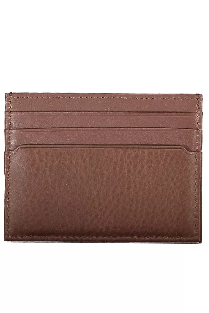 Brown Leather Men Wallet - GLAMHUB BOUTIQUE 