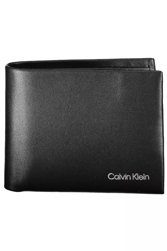 Black Polyester Men Wallet - GLAMHUB BOUTIQUE 