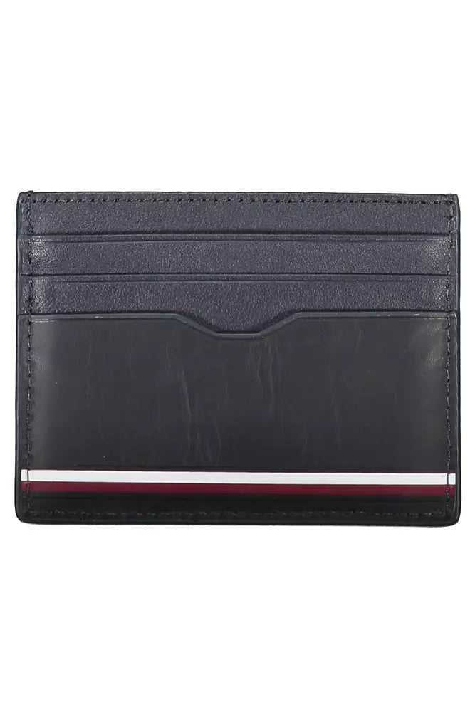 Blue Leather Men Wallet - GLAMHUB BOUTIQUE 