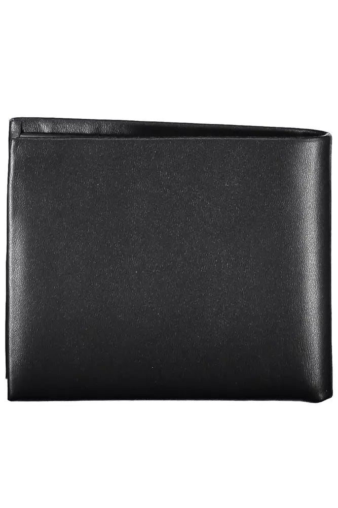 Black Polyester Men Wallet - GLAMHUB BOUTIQUE 