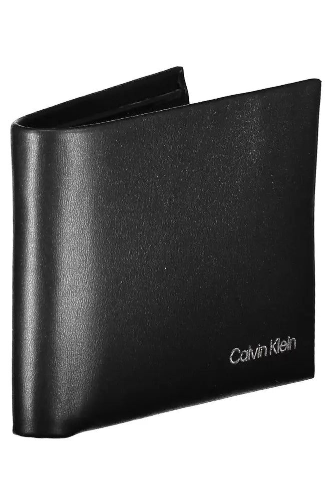 Black Polyester Men Wallet - GLAMHUB BOUTIQUE 