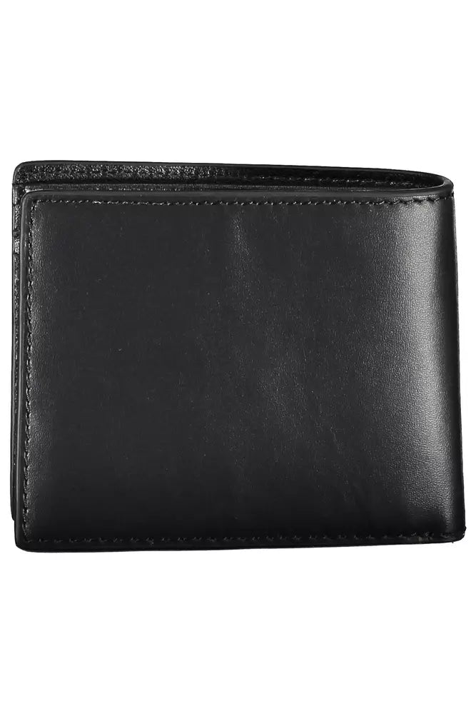 Black Leather Men Wallet - GLAMHUB BOUTIQUE 