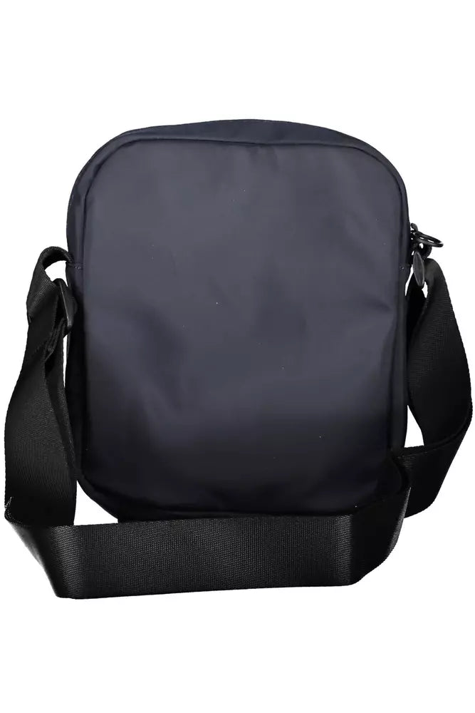 Blue Polyester Men Shoulder Bag - GLAMHUB BOUTIQUE 