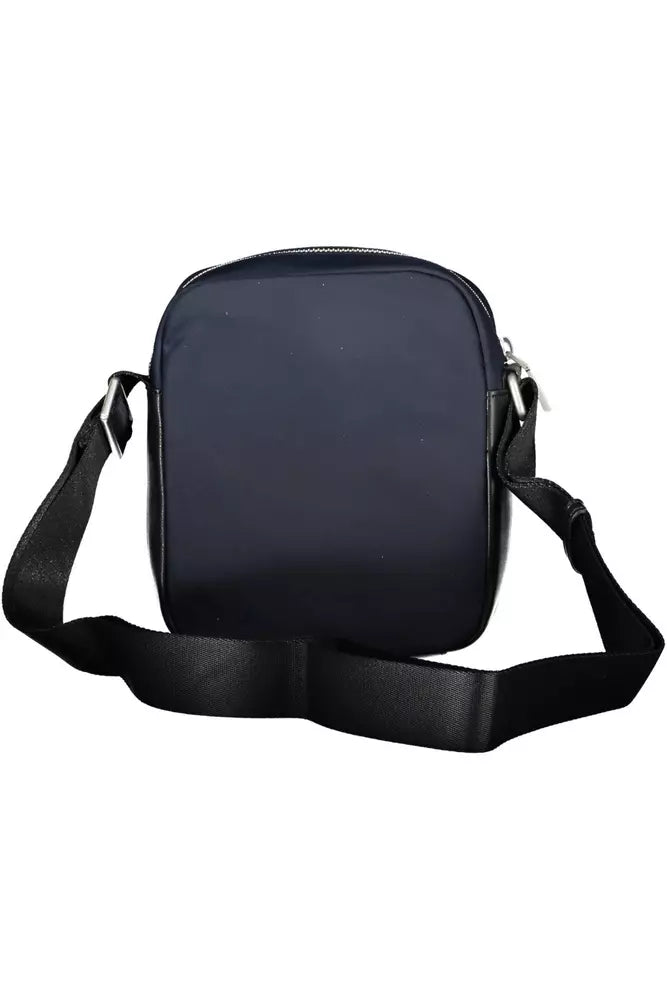 Blue Polyester Men Shoulder Bag - GLAMHUB BOUTIQUE 