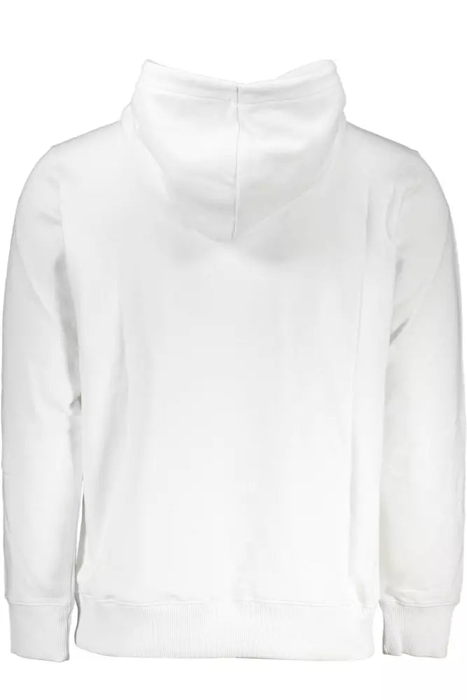 White Cotton Men Sweater - GLAMHUB BOUTIQUE 